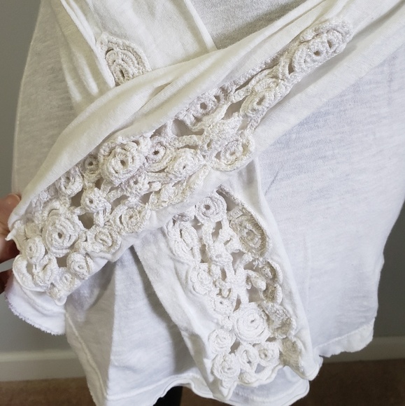 🚫SOLD🚫{Free People} Crochet Cuff Henley - Picture 7 of 8